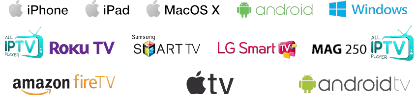 Support Multiple Devices All IPTV Player